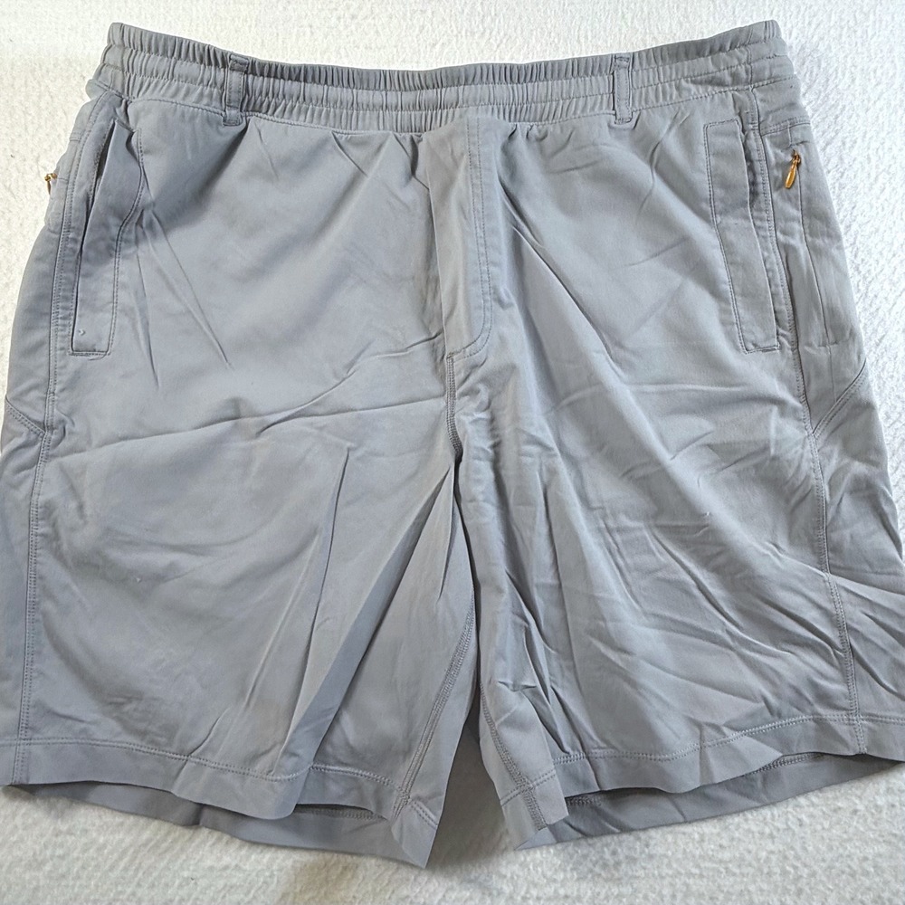 Birddogs Gym Shorts Mens XXL 9 Inch Inseam Built-in Performance Liner Gray